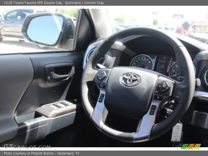 Quicksand / Cement Gray 2018 Toyota Tacoma SR5 Double Cab