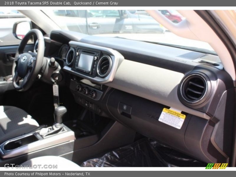 Quicksand / Cement Gray 2018 Toyota Tacoma SR5 Double Cab