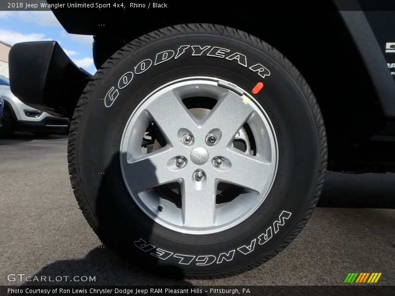 Rhino / Black 2018 Jeep Wrangler Unlimited Sport 4x4