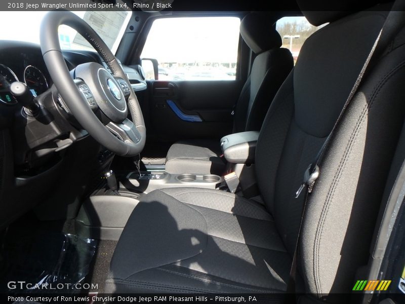 Rhino / Black 2018 Jeep Wrangler Unlimited Sport 4x4