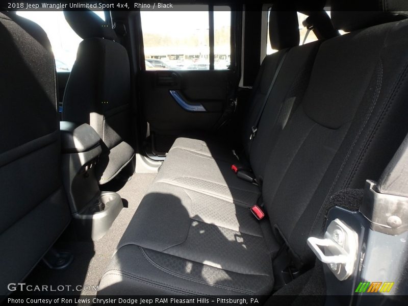 Rhino / Black 2018 Jeep Wrangler Unlimited Sport 4x4