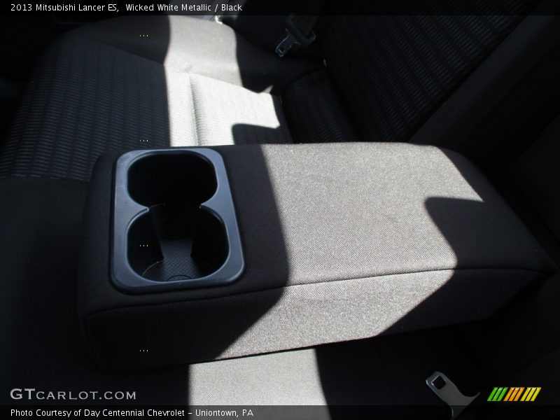 Wicked White Metallic / Black 2013 Mitsubishi Lancer ES