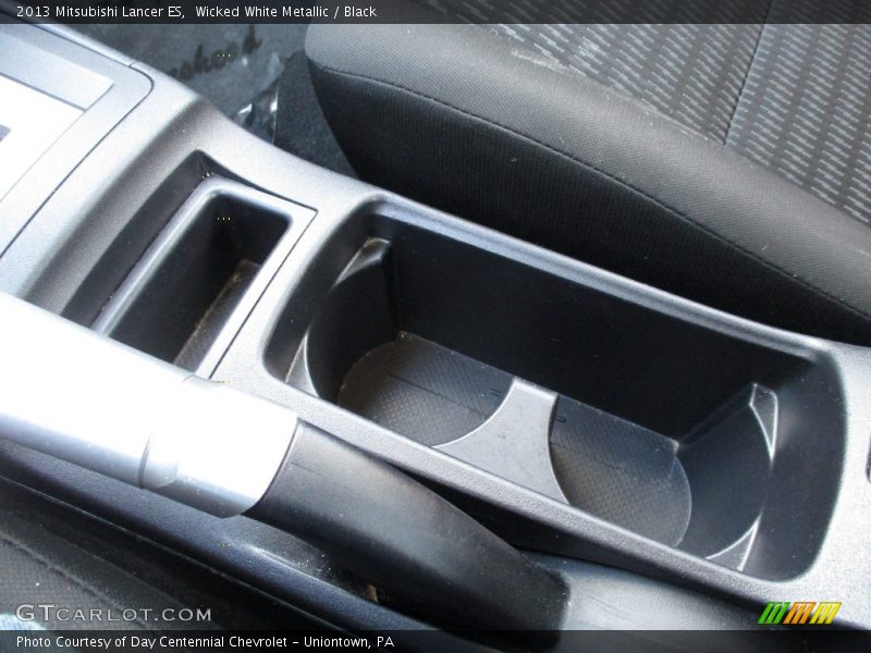 Wicked White Metallic / Black 2013 Mitsubishi Lancer ES