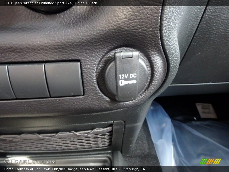Rhino / Black 2018 Jeep Wrangler Unlimited Sport 4x4