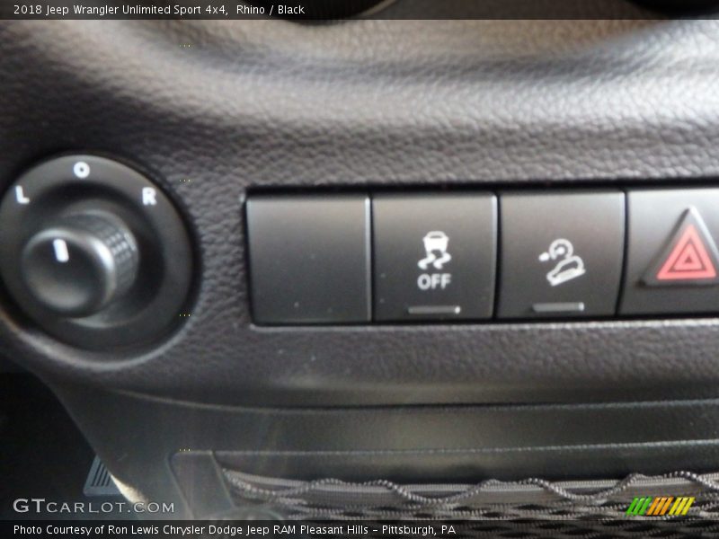 Rhino / Black 2018 Jeep Wrangler Unlimited Sport 4x4