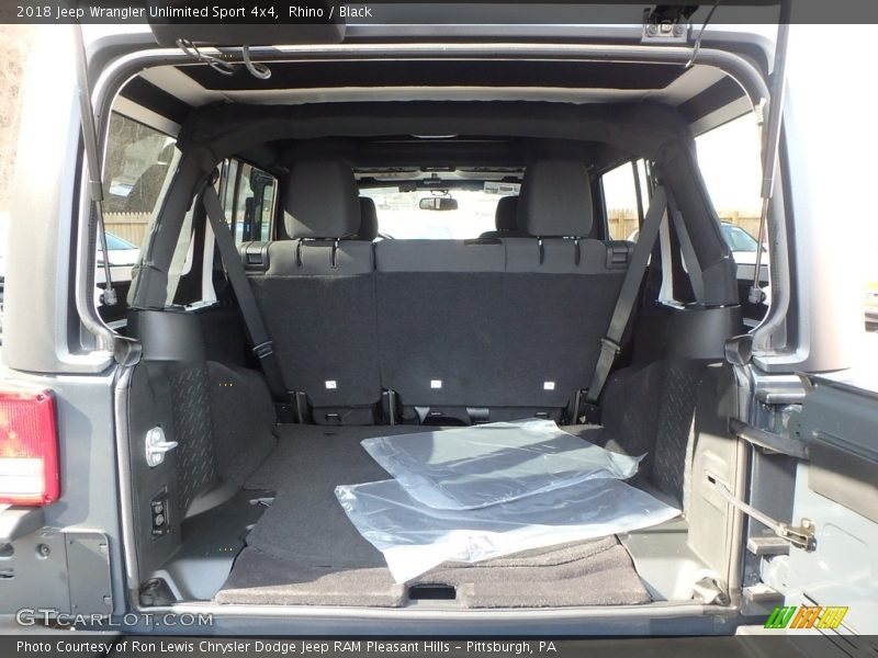Rhino / Black 2018 Jeep Wrangler Unlimited Sport 4x4