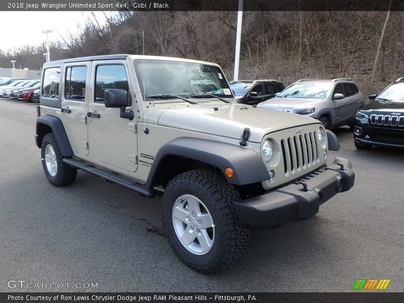 Gobi / Black 2018 Jeep Wrangler Unlimited Sport 4x4