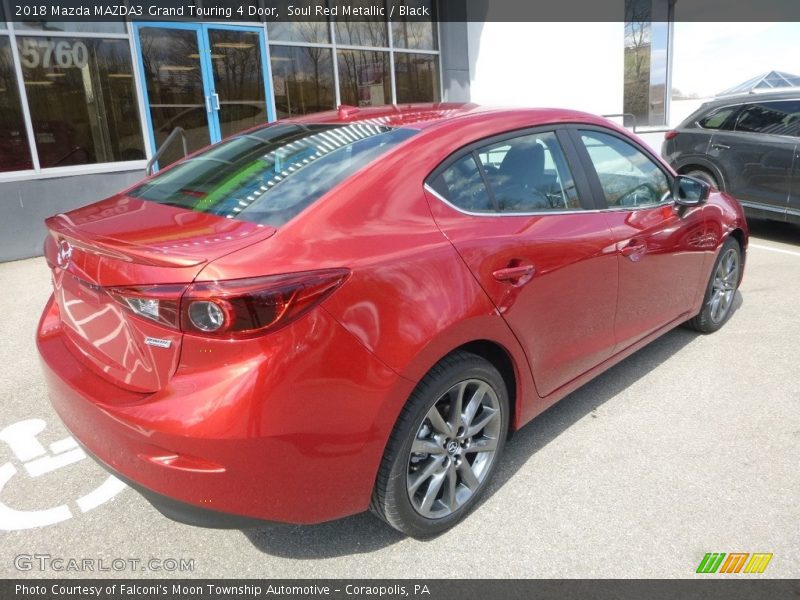 Soul Red Metallic / Black 2018 Mazda MAZDA3 Grand Touring 4 Door