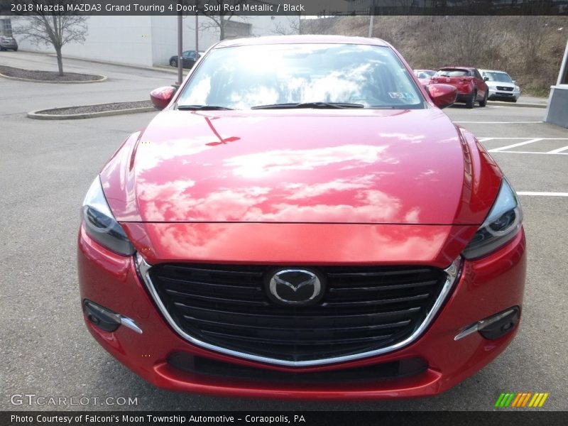 Soul Red Metallic / Black 2018 Mazda MAZDA3 Grand Touring 4 Door