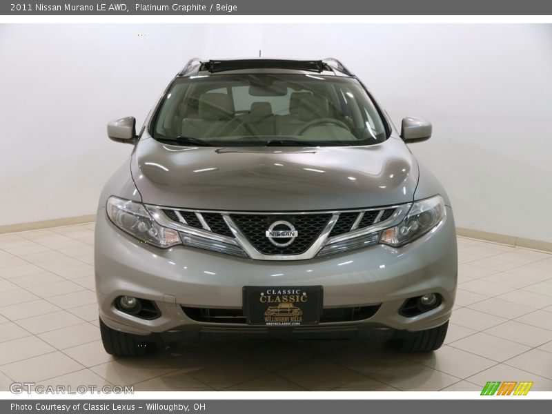 Platinum Graphite / Beige 2011 Nissan Murano LE AWD