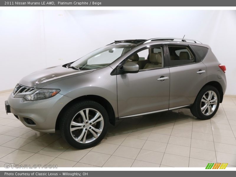 Platinum Graphite / Beige 2011 Nissan Murano LE AWD