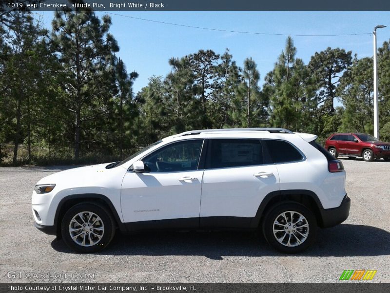 Bright White / Black 2019 Jeep Cherokee Latitude Plus