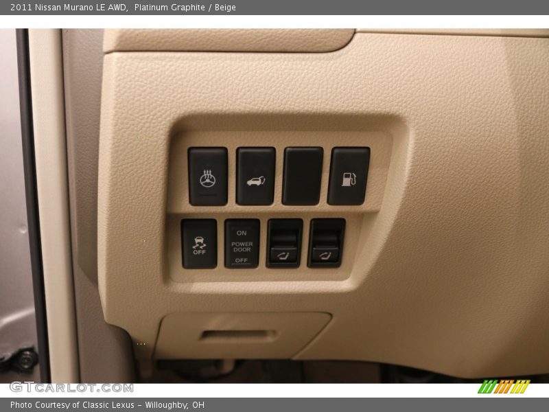 Platinum Graphite / Beige 2011 Nissan Murano LE AWD
