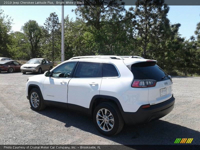 Bright White / Black 2019 Jeep Cherokee Latitude Plus