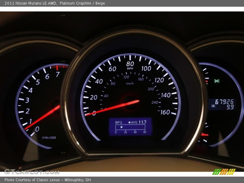 Platinum Graphite / Beige 2011 Nissan Murano LE AWD