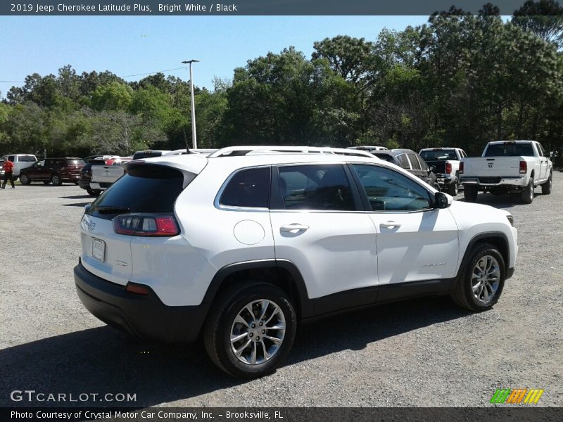 Bright White / Black 2019 Jeep Cherokee Latitude Plus