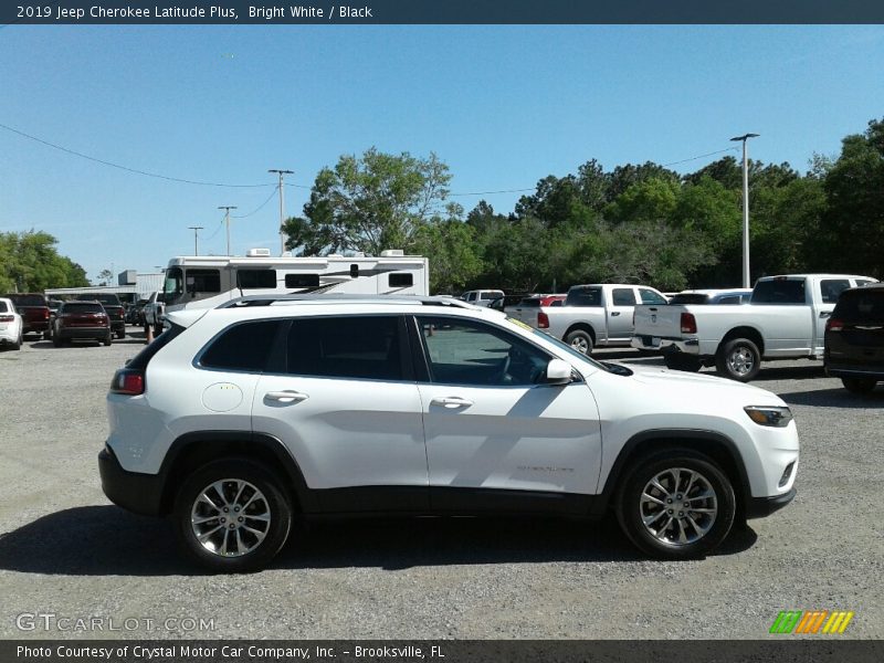 Bright White / Black 2019 Jeep Cherokee Latitude Plus