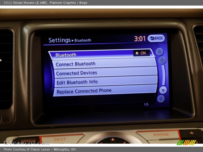 Platinum Graphite / Beige 2011 Nissan Murano LE AWD