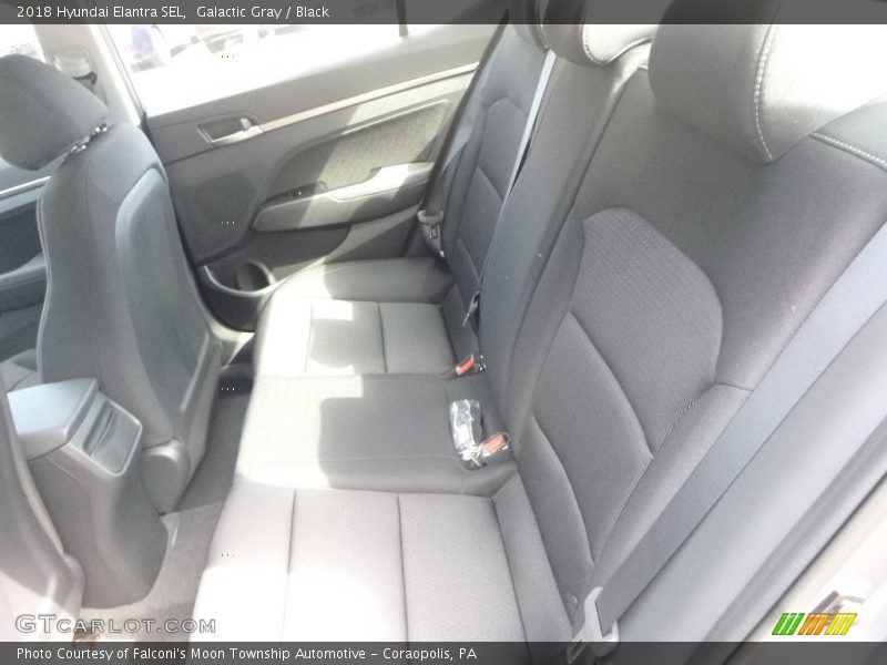 Galactic Gray / Black 2018 Hyundai Elantra SEL