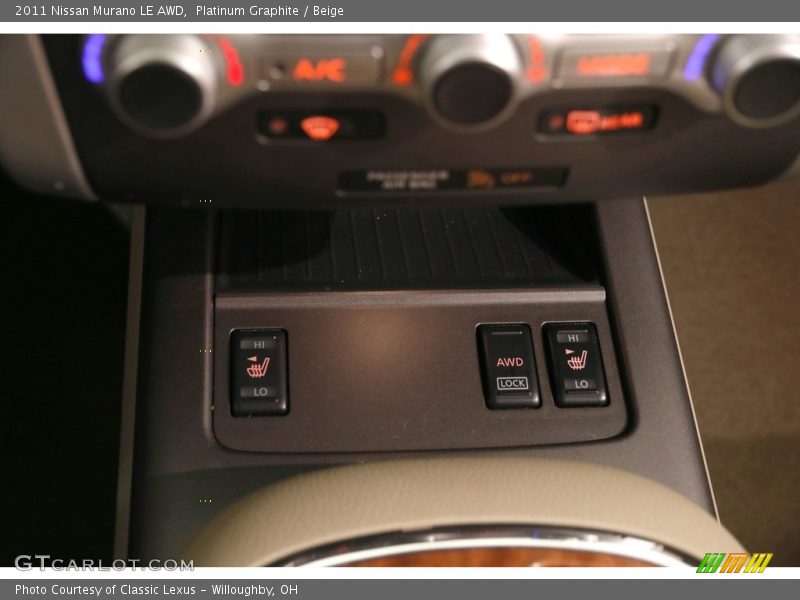 Platinum Graphite / Beige 2011 Nissan Murano LE AWD
