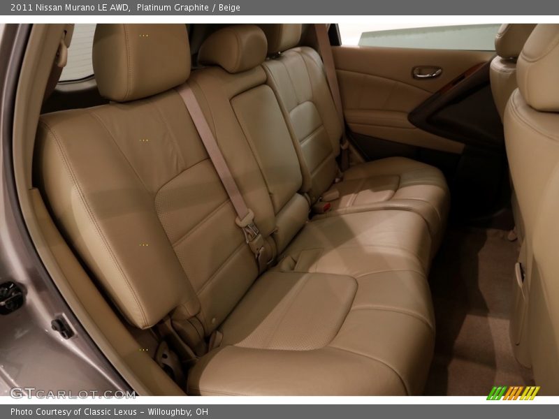 Platinum Graphite / Beige 2011 Nissan Murano LE AWD