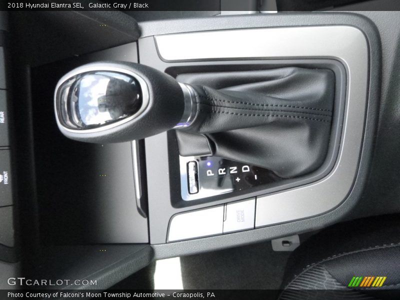 Galactic Gray / Black 2018 Hyundai Elantra SEL