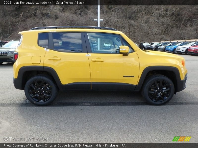 Solar Yellow / Black 2018 Jeep Renegade Latitude 4x4