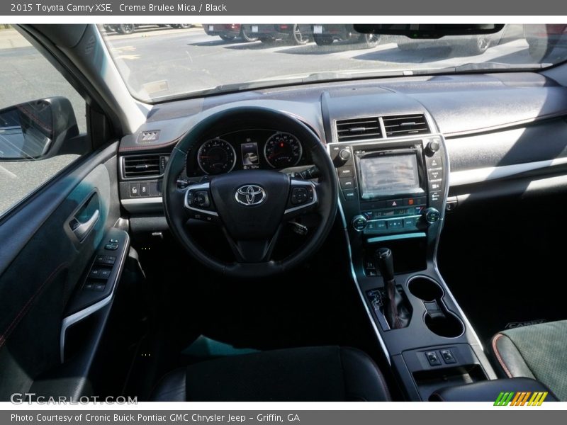 Creme Brulee Mica / Black 2015 Toyota Camry XSE