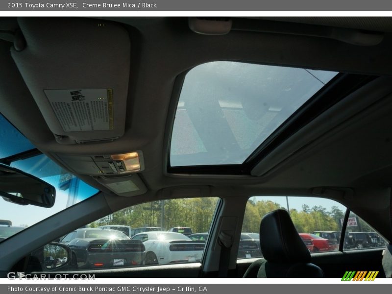 Creme Brulee Mica / Black 2015 Toyota Camry XSE