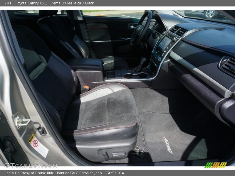 Creme Brulee Mica / Black 2015 Toyota Camry XSE