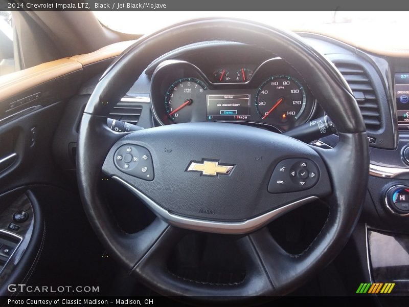 Black / Jet Black/Mojave 2014 Chevrolet Impala LTZ