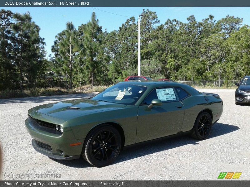 F8 Green / Black 2018 Dodge Challenger SXT