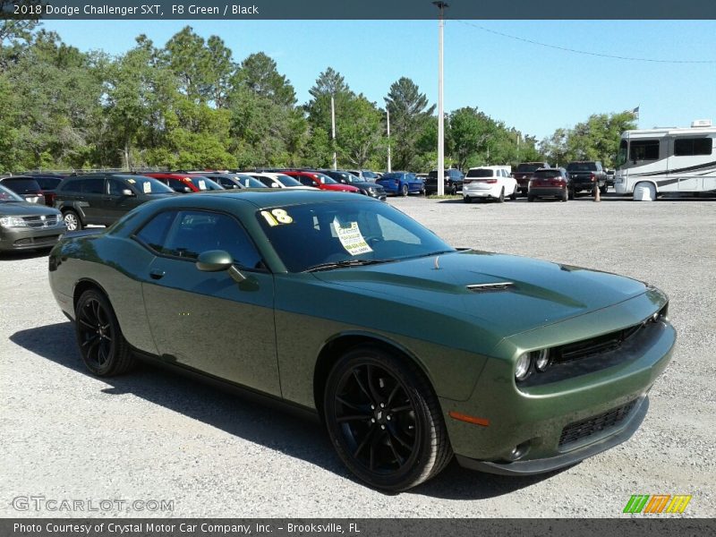 F8 Green / Black 2018 Dodge Challenger SXT