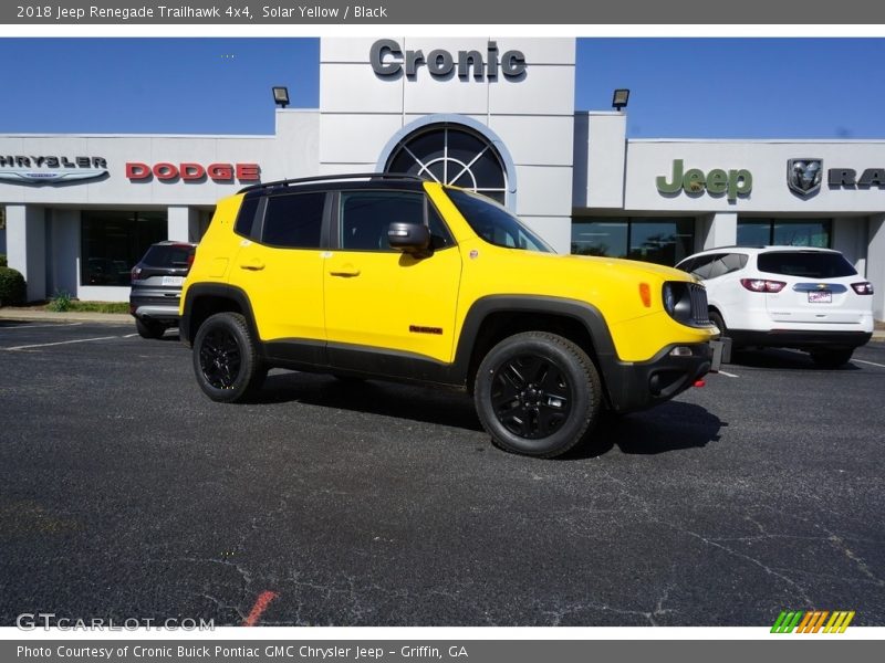 Solar Yellow / Black 2018 Jeep Renegade Trailhawk 4x4