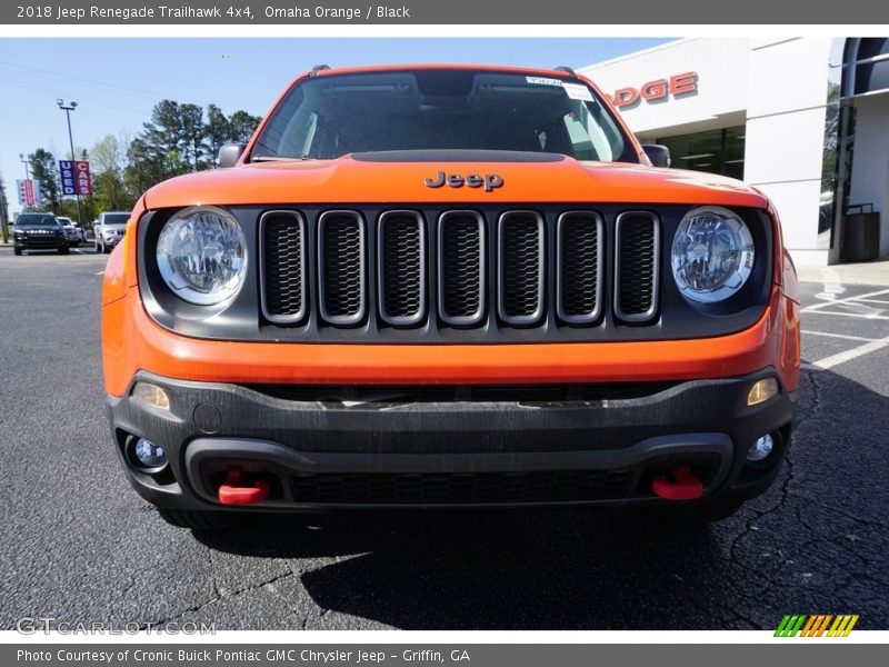 Omaha Orange / Black 2018 Jeep Renegade Trailhawk 4x4