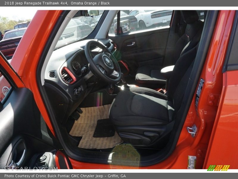 Omaha Orange / Black 2018 Jeep Renegade Trailhawk 4x4
