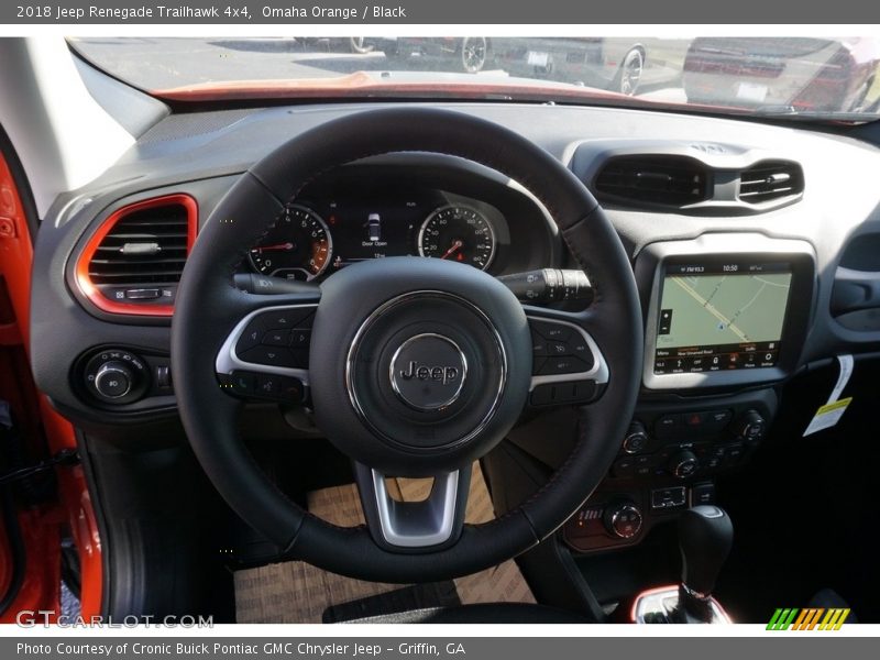 Omaha Orange / Black 2018 Jeep Renegade Trailhawk 4x4