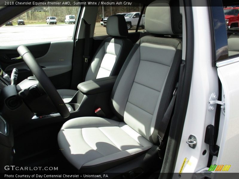Summit White / Medium Ash Gray 2018 Chevrolet Equinox Premier AWD