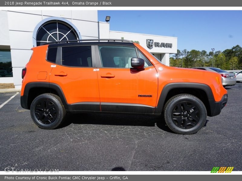 Omaha Orange / Black 2018 Jeep Renegade Trailhawk 4x4