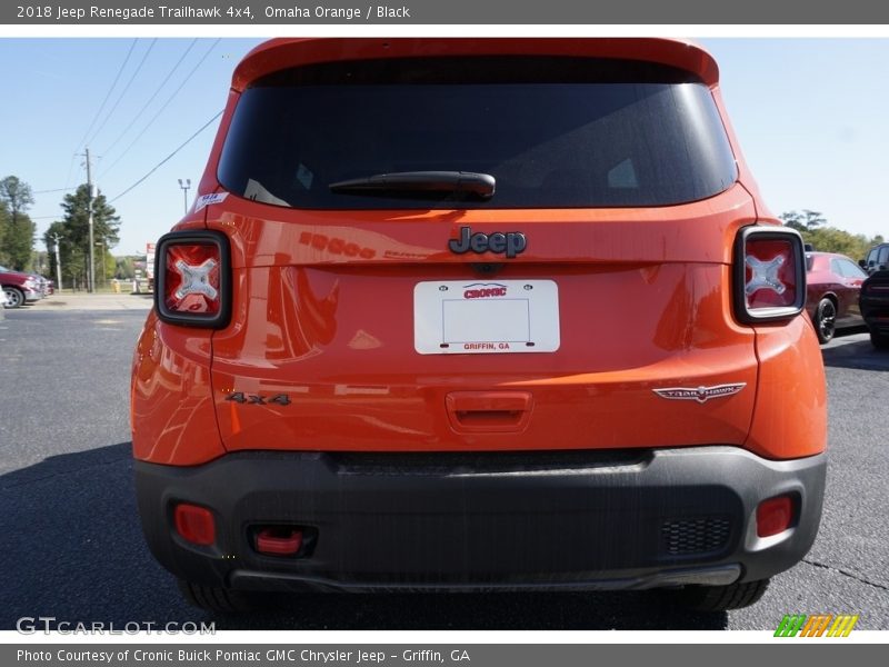 Omaha Orange / Black 2018 Jeep Renegade Trailhawk 4x4