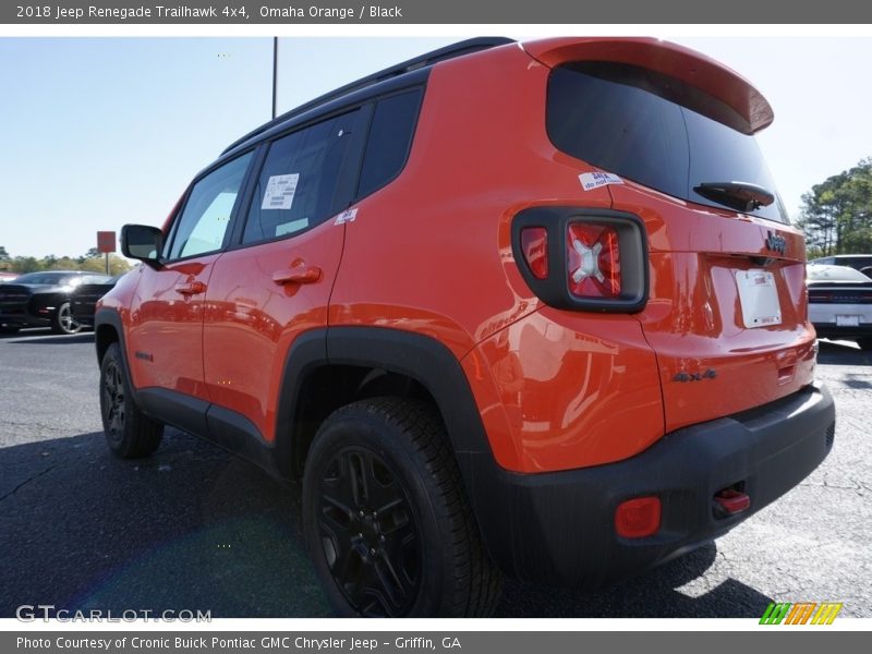 Omaha Orange / Black 2018 Jeep Renegade Trailhawk 4x4