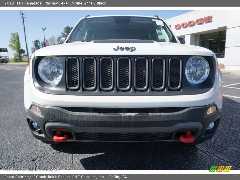 Alpine White / Black 2018 Jeep Renegade Trailhawk 4x4