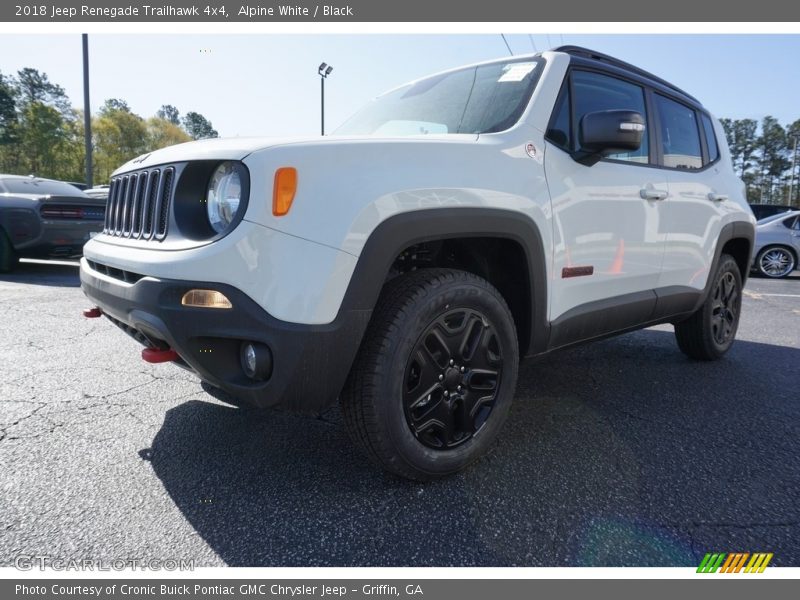 Alpine White / Black 2018 Jeep Renegade Trailhawk 4x4