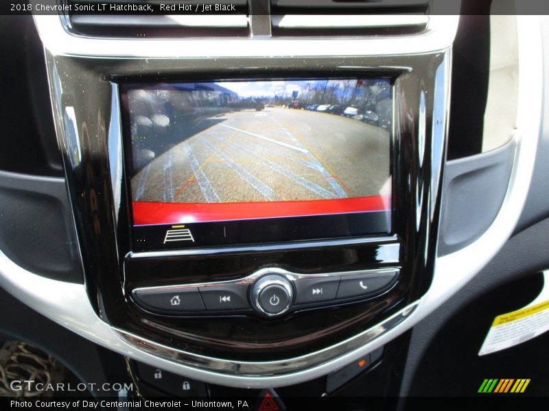 Red Hot / Jet Black 2018 Chevrolet Sonic LT Hatchback