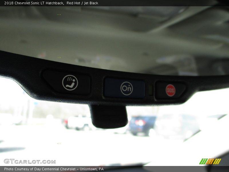 Red Hot / Jet Black 2018 Chevrolet Sonic LT Hatchback
