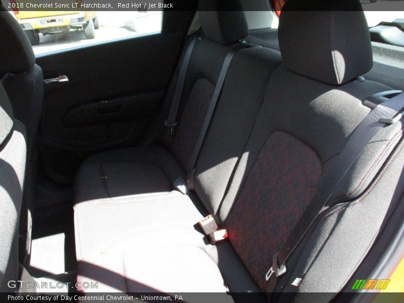 Red Hot / Jet Black 2018 Chevrolet Sonic LT Hatchback