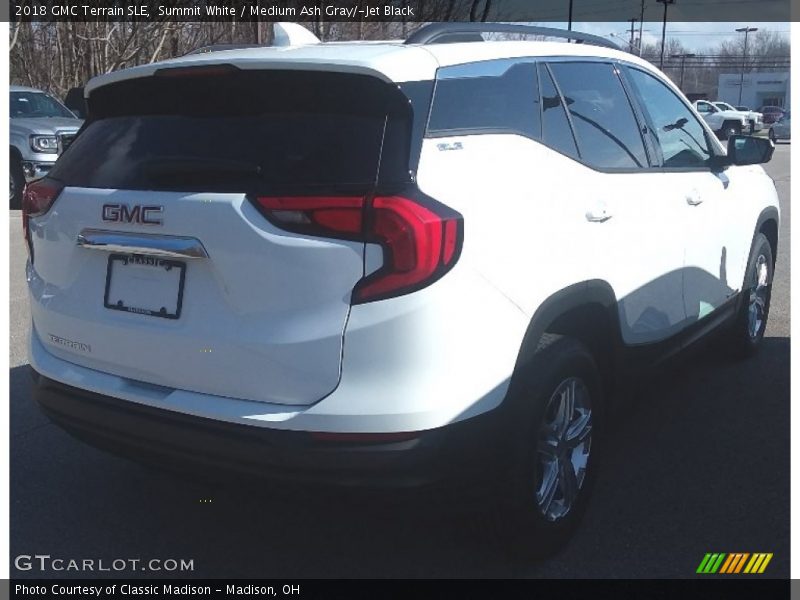 Summit White / Medium Ash Gray/­Jet Black 2018 GMC Terrain SLE