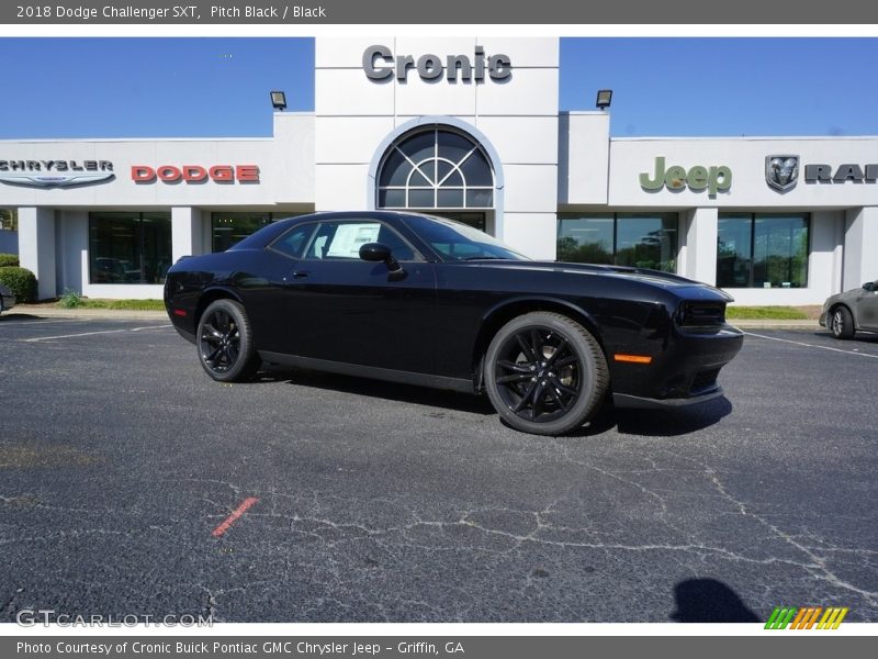 Pitch Black / Black 2018 Dodge Challenger SXT
