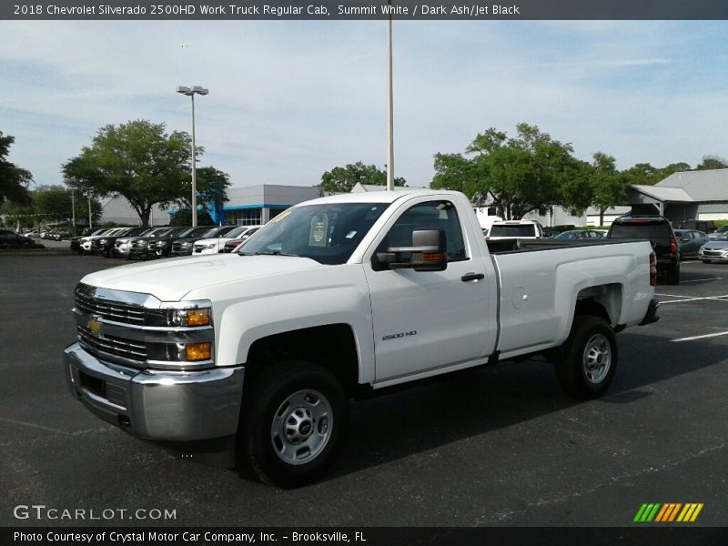 Summit White / Dark Ash/Jet Black 2018 Chevrolet Silverado 2500HD Work Truck Regular Cab