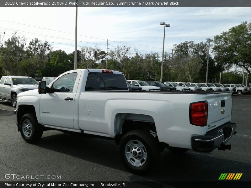 Summit White / Dark Ash/Jet Black 2018 Chevrolet Silverado 2500HD Work Truck Regular Cab